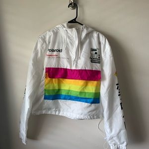 Polaroid White Winder Breaker